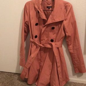Minimum size 36 salmon peacoat coat jacket